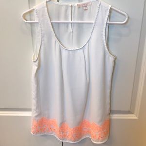 Aztec Hem Tank Blouse